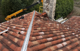 Rénovation complète de Cheneau, zingue au Fleix